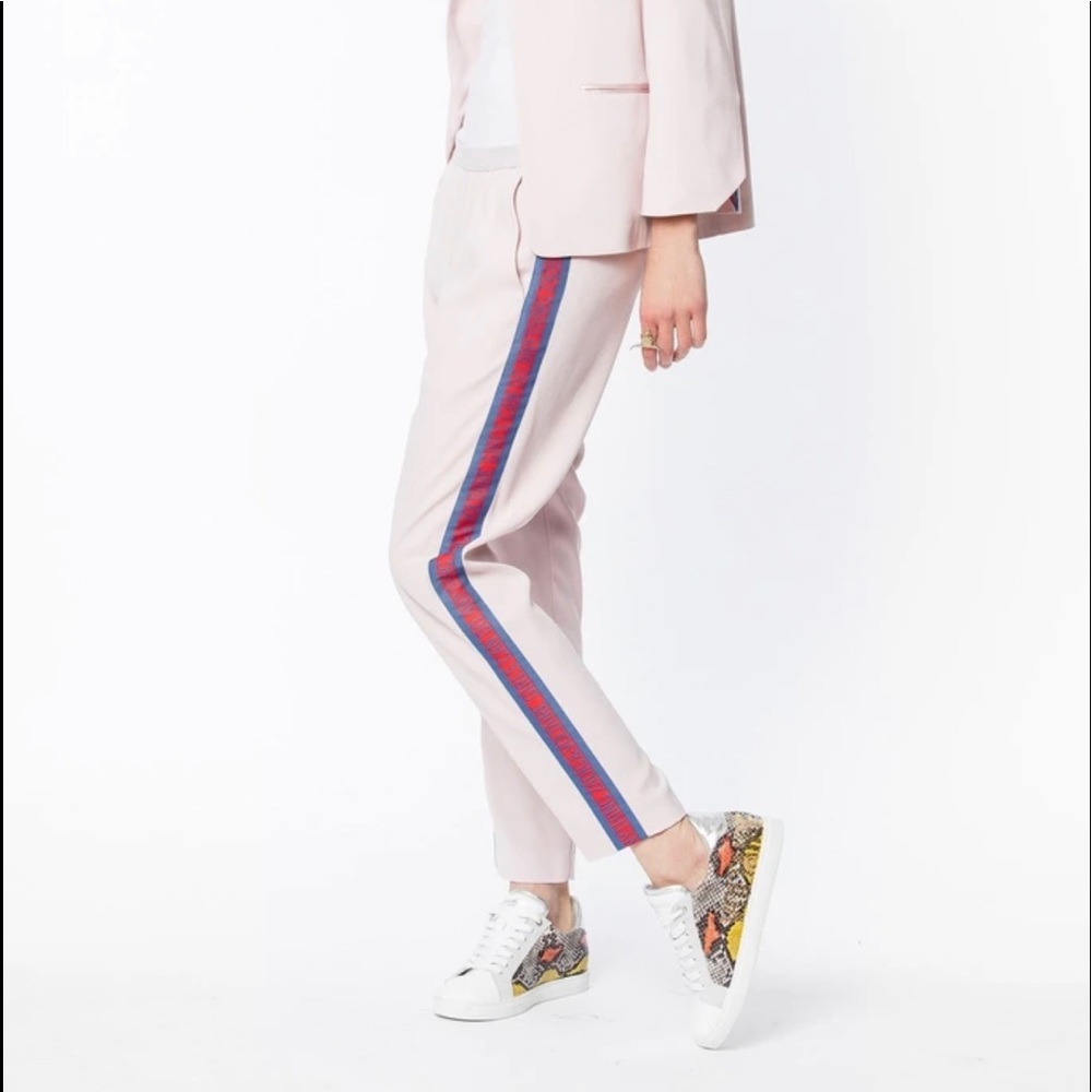 Zadig & Voltaire Paula Band Pant pink size XS
